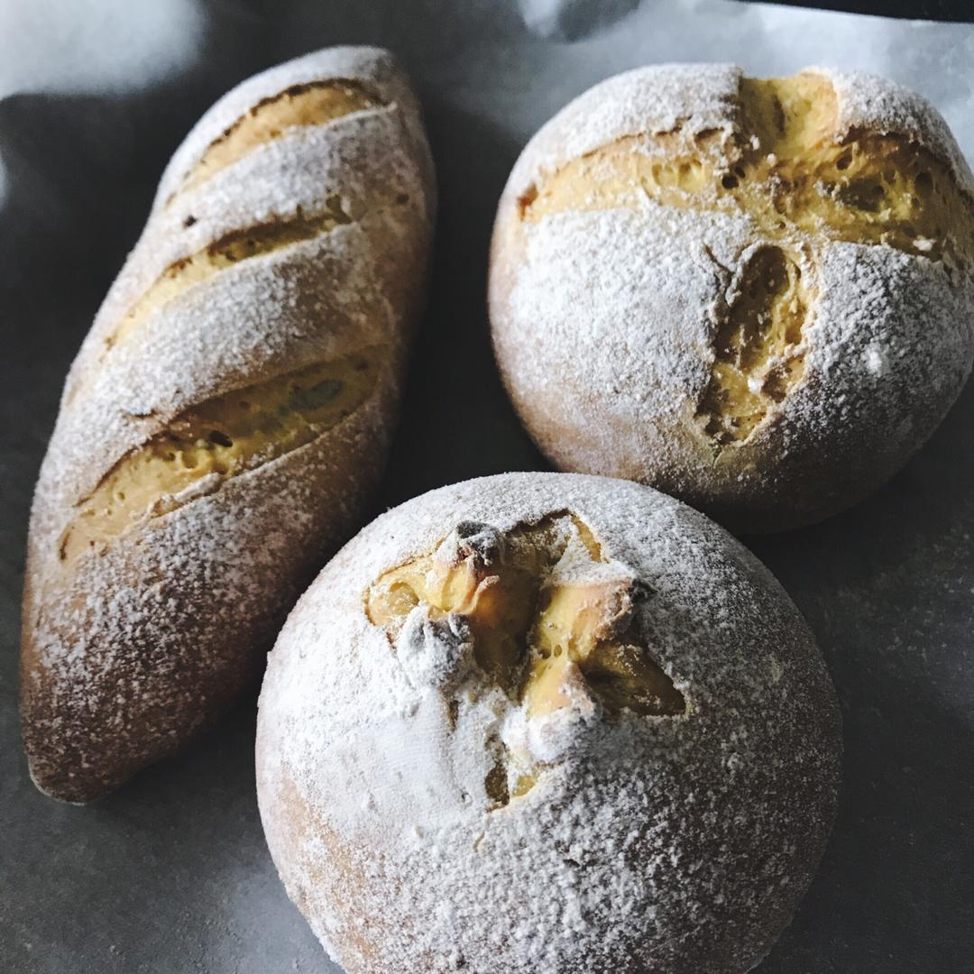 南瓜蔓越莓麻薯包