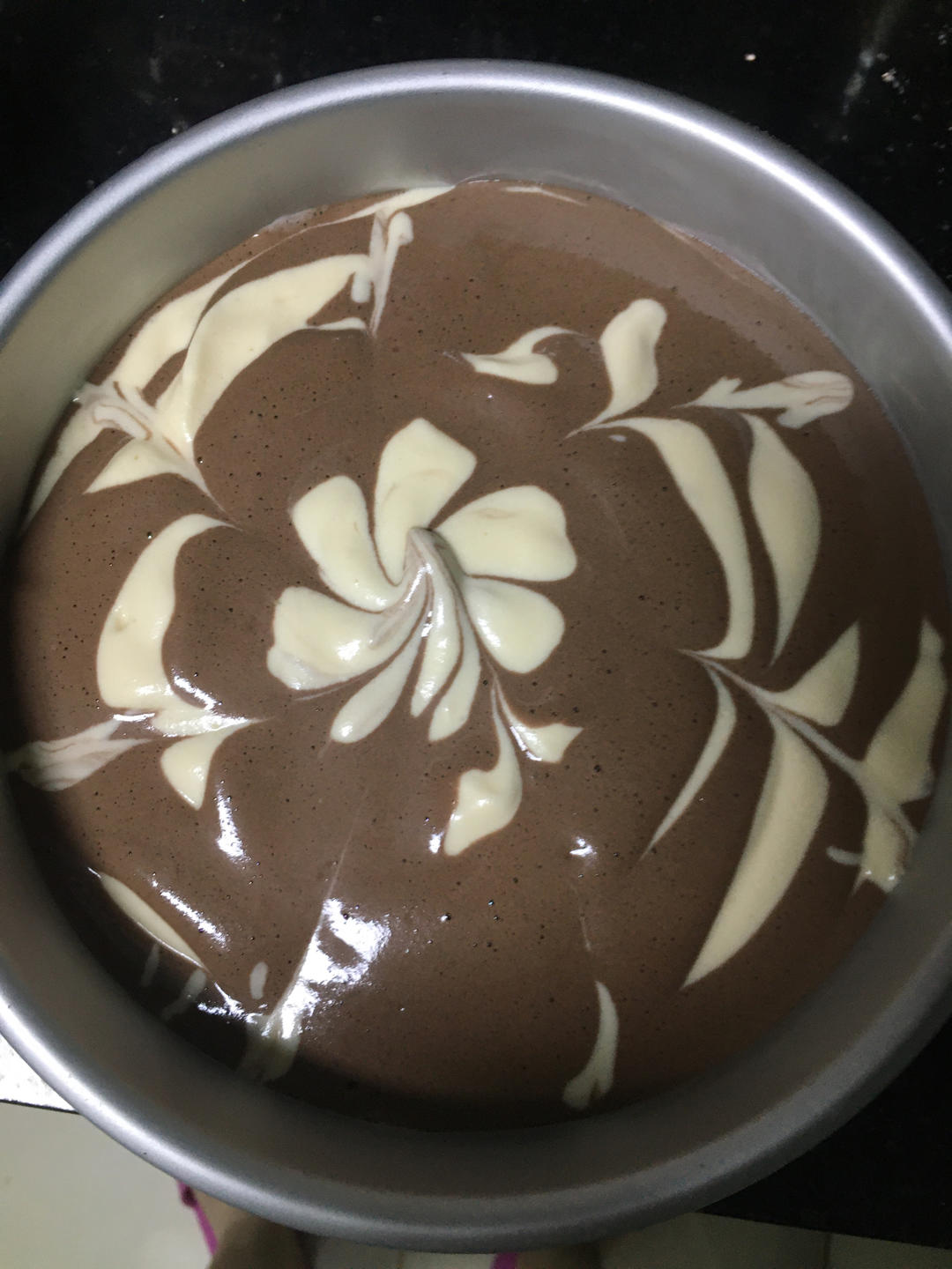 斑马纹戚风蛋糕