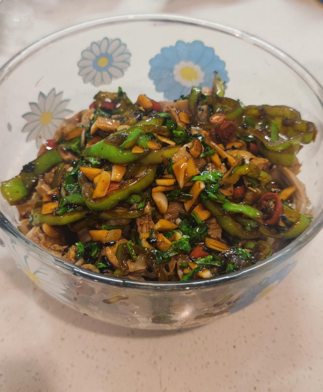 三碗米饭还不够❗️酸辣过瘾的凉拌鸡胗