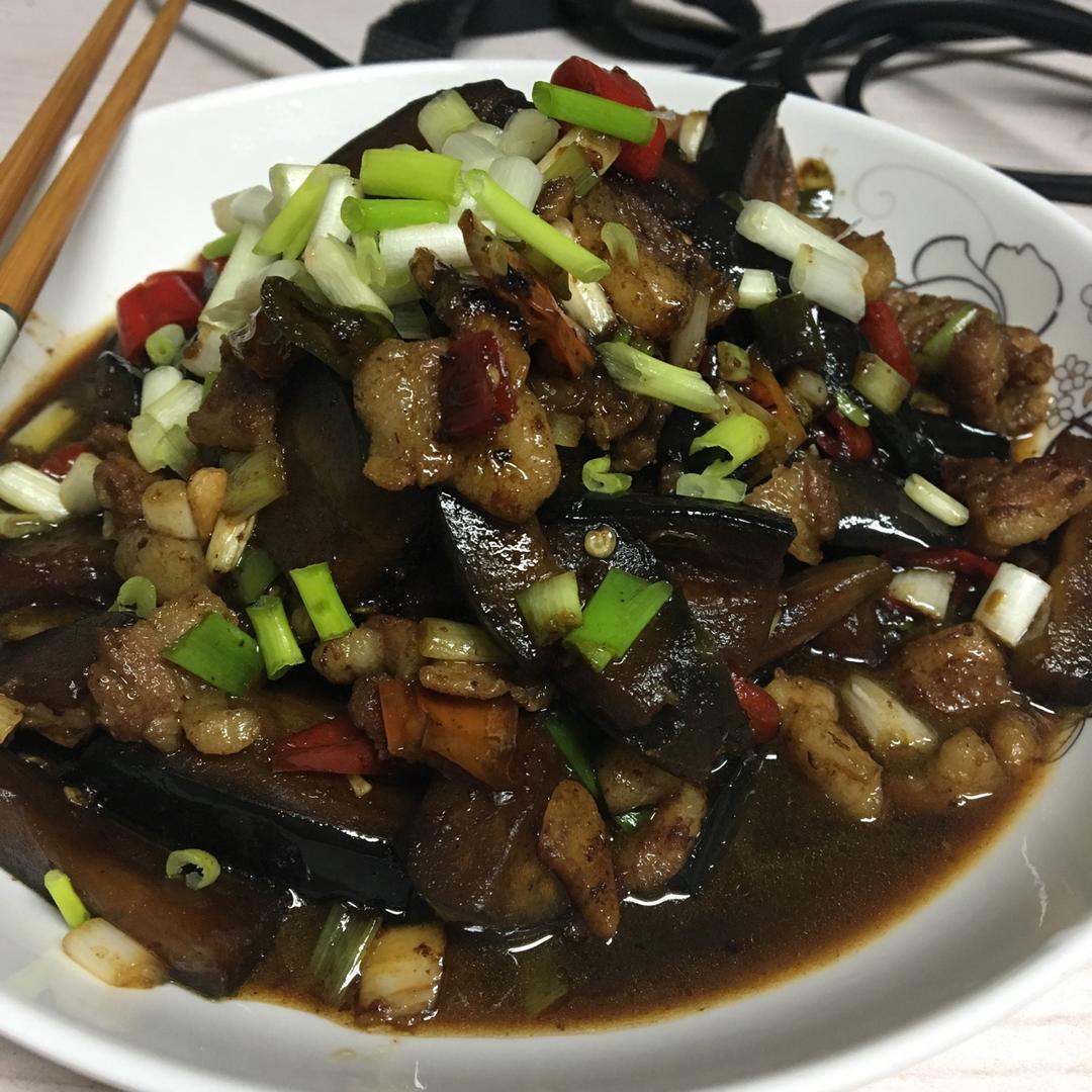 茄子炒肉