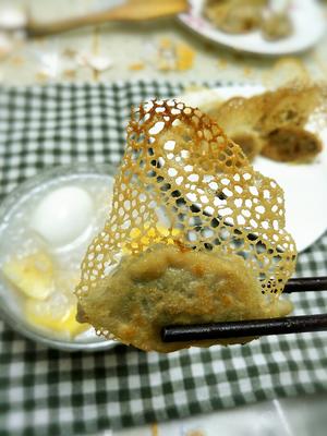 冰花❄️蕾丝煎饺✨的做法 步骤15