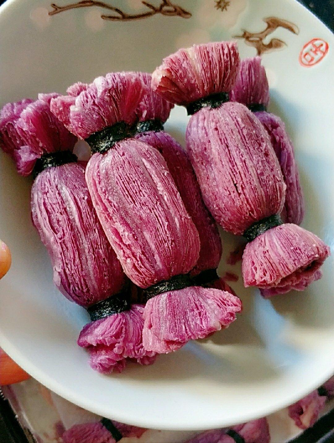 蜗牛糖果做的中式面点 糖果酥手法教学教程 传统点心