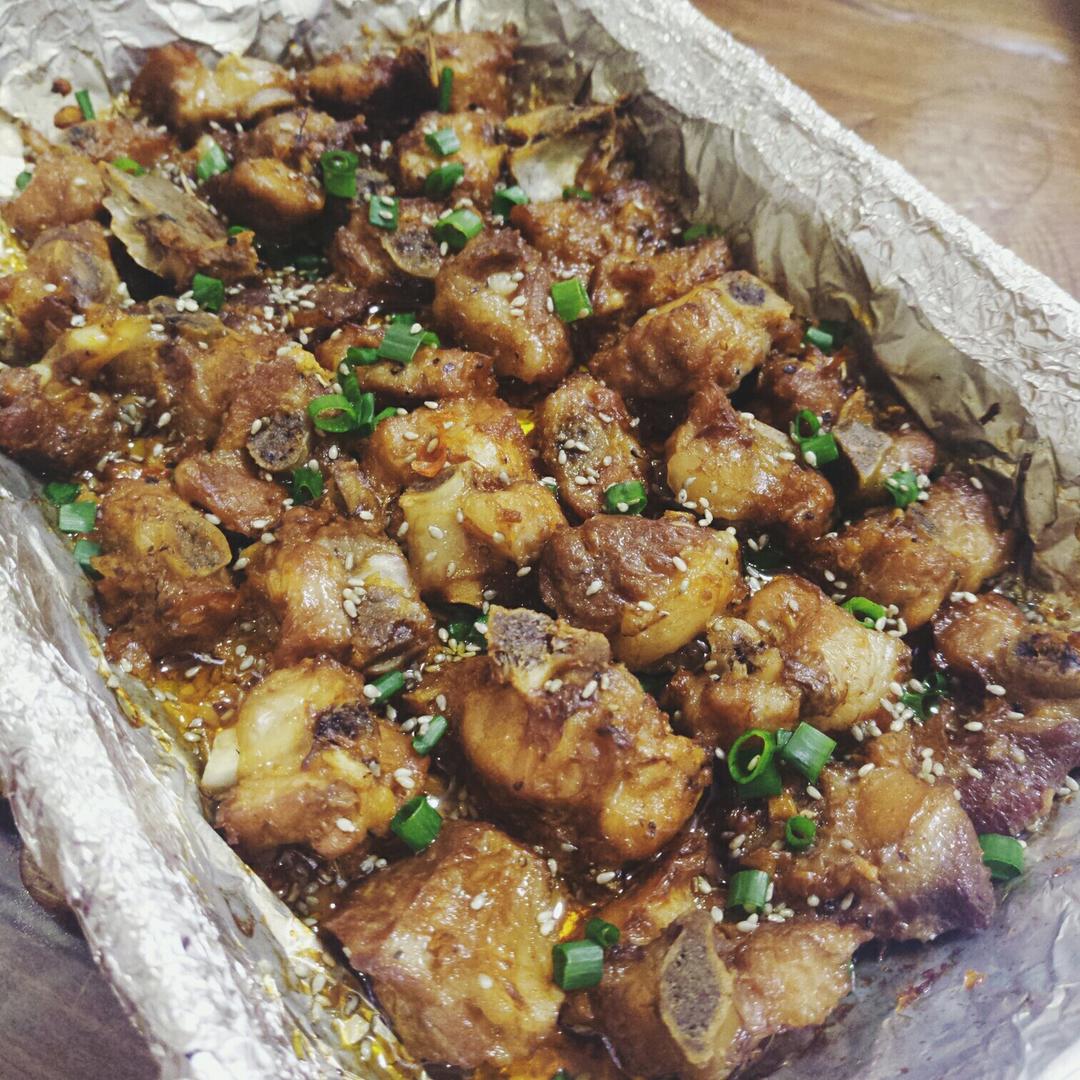 锡纸烤排骨