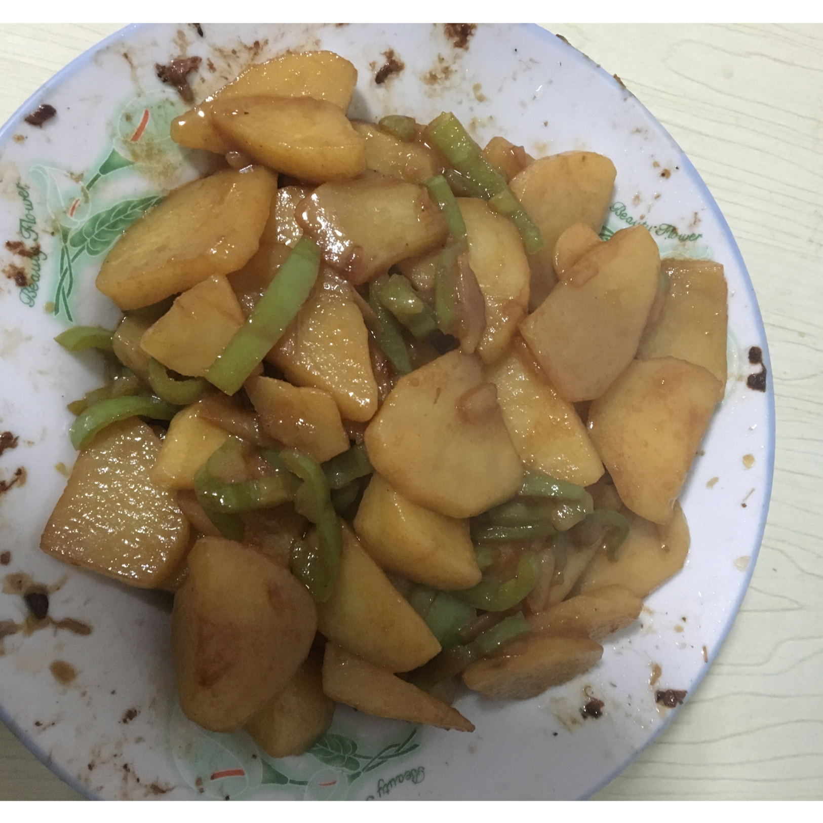 青椒炒土豆片
