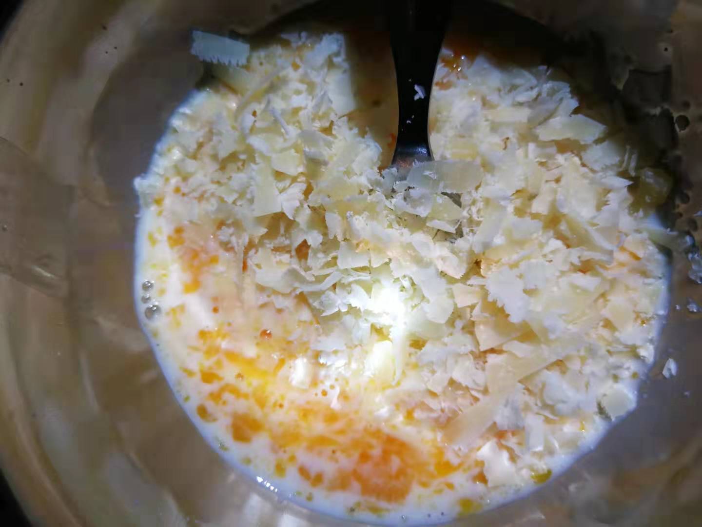 奶汁西葫芦烤意面/Zucchini Carbonara(vegetarian)的做法 步骤11