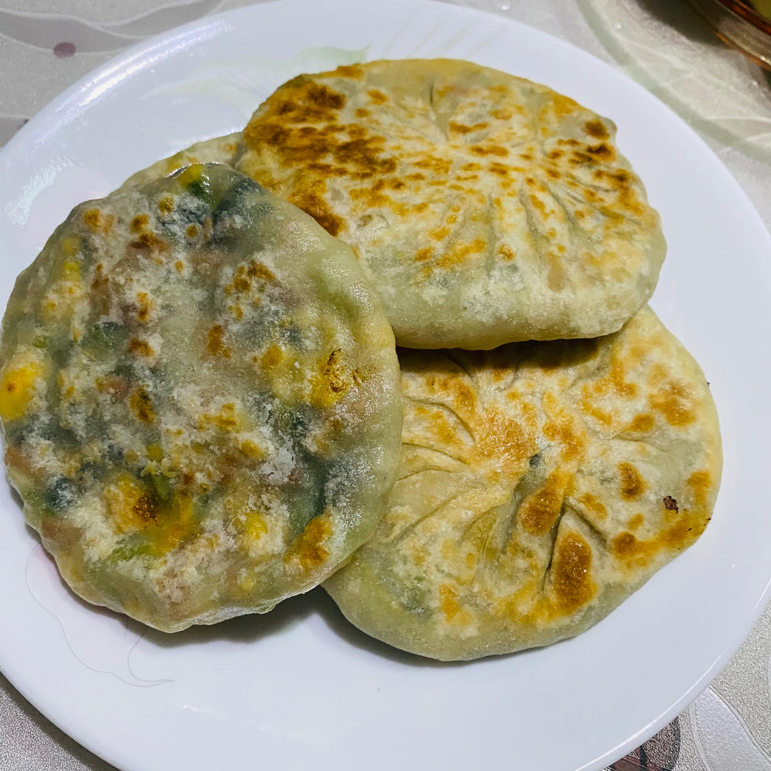 薄皮馅饼的制作方法（鸡蛋菠菜、鸡蛋韭菜馅儿饼）