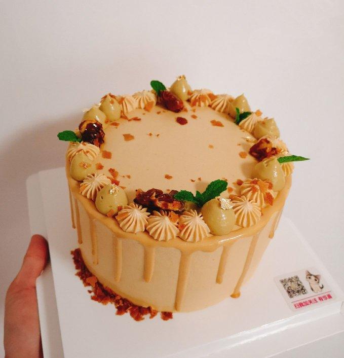 十年211做的绝配焦糖咖啡奶油蛋糕6寸