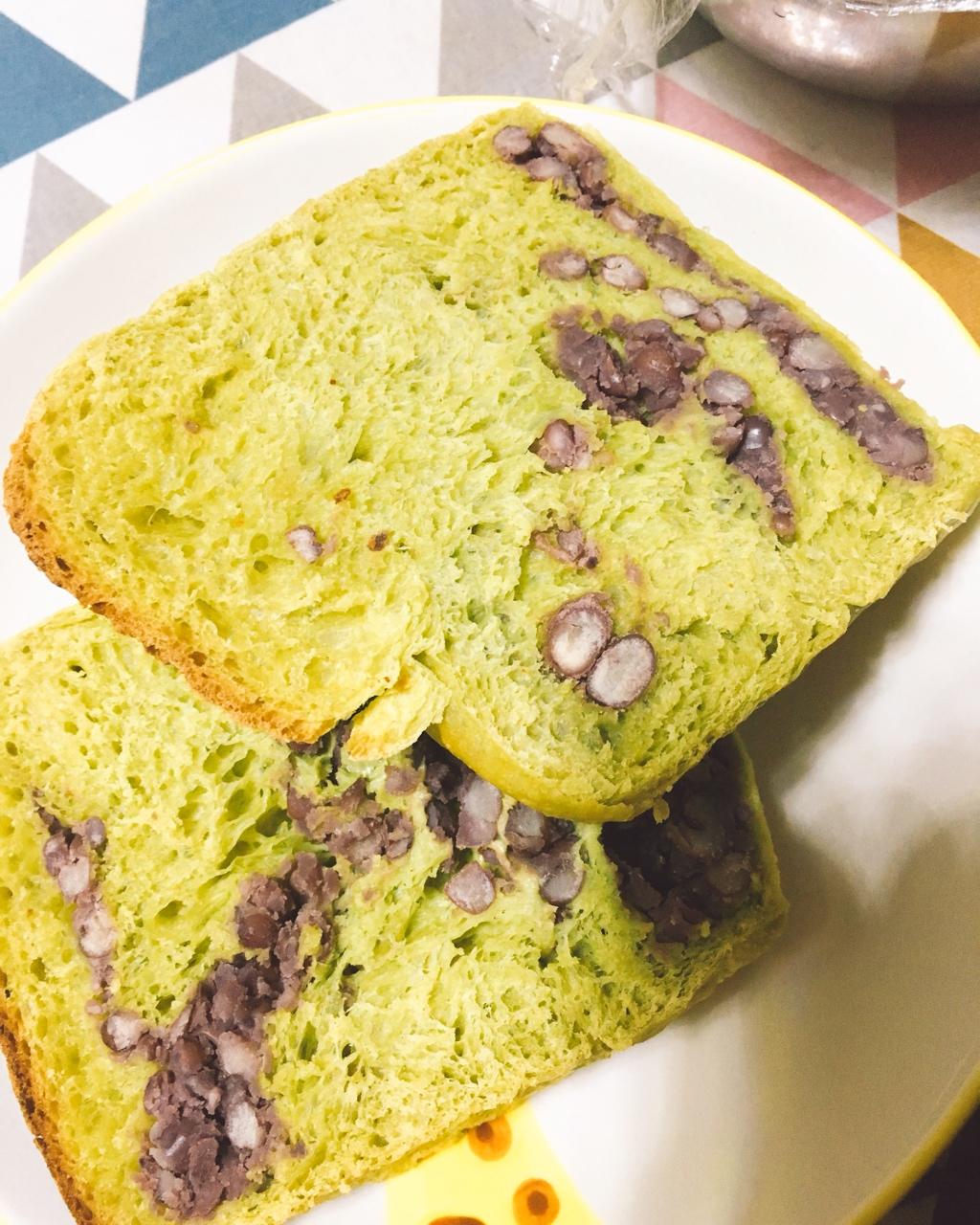 抹茶红豆吐司（详述手揉方法)