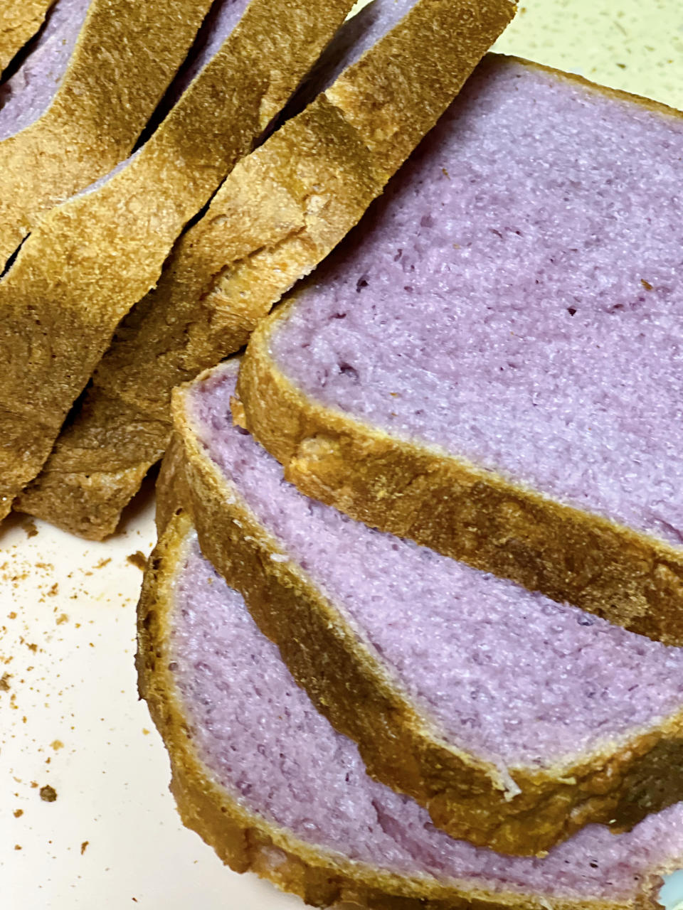 🍞💜超柔软奶香紫薯吐司（紫薯泥版）