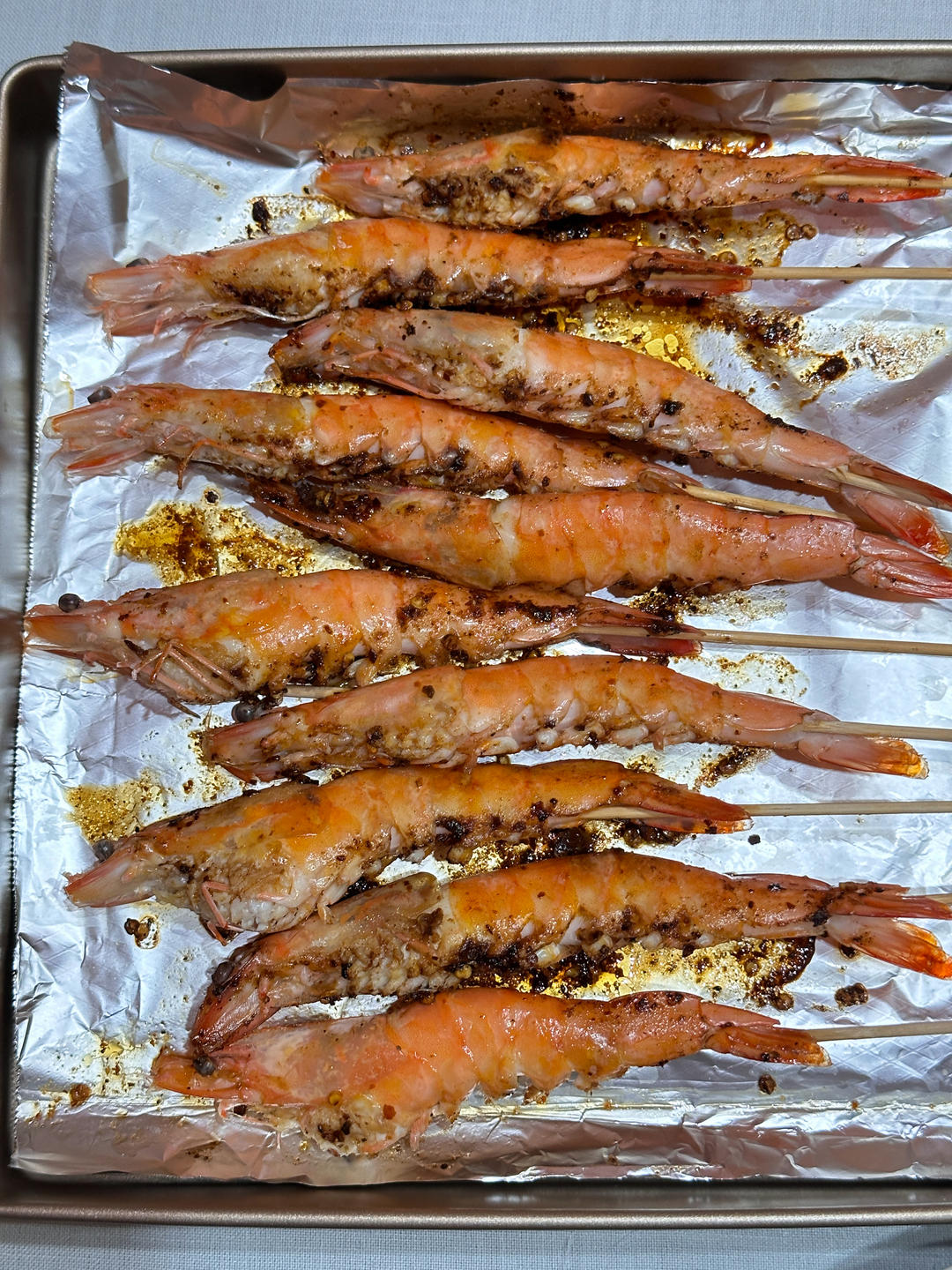 【椒盐烤虾🦐】