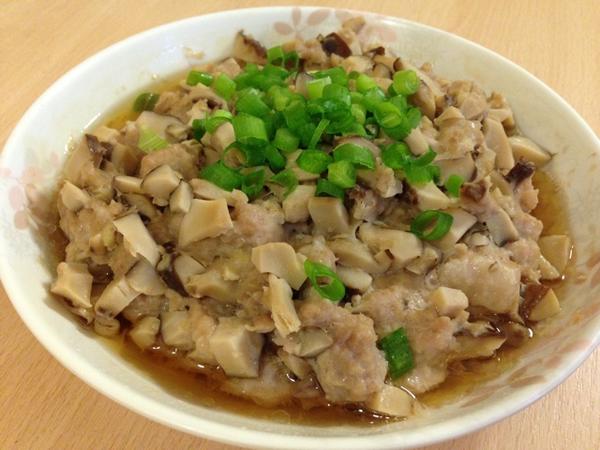 香菇蒸肉饼