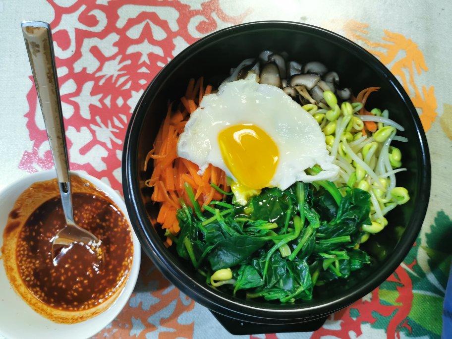 家庭版 简易 石锅/铁锅 韩式拌饭