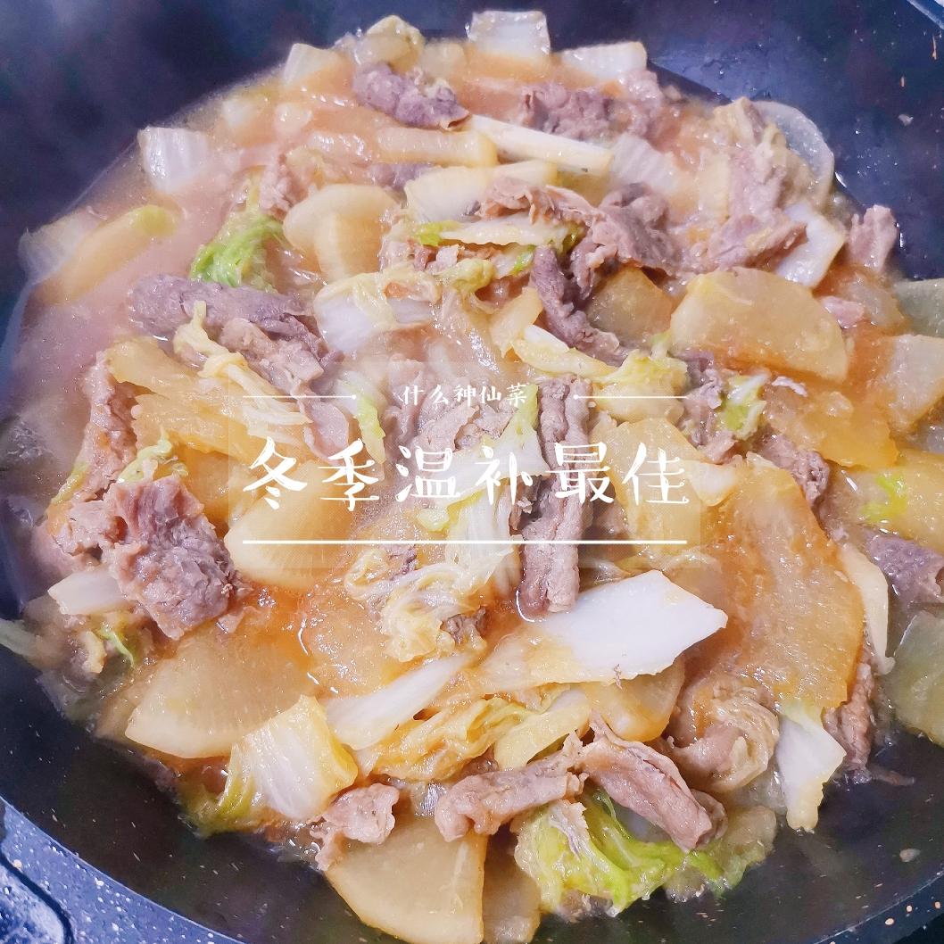 快手菜-国产寿喜烧冬季温补最佳菜肴！爆舔一碗米饭