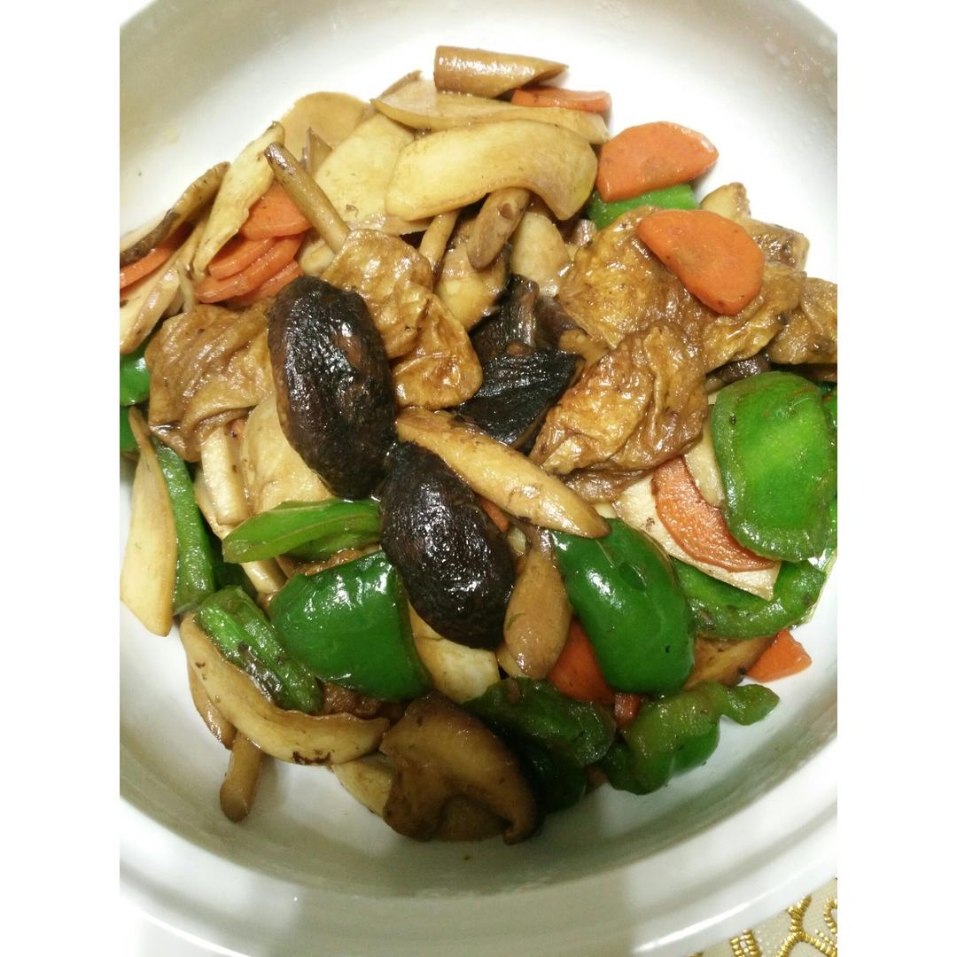 菌菇面筋煲