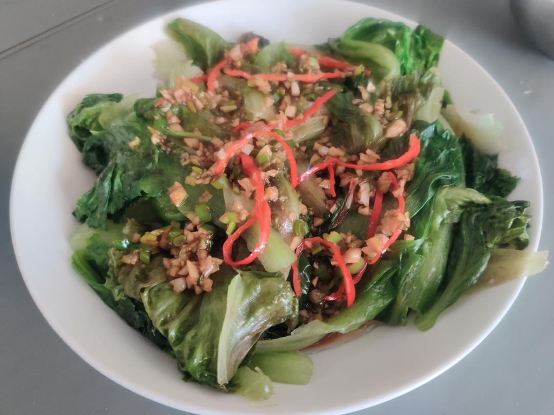 广式白灼生菜(酒店配方)