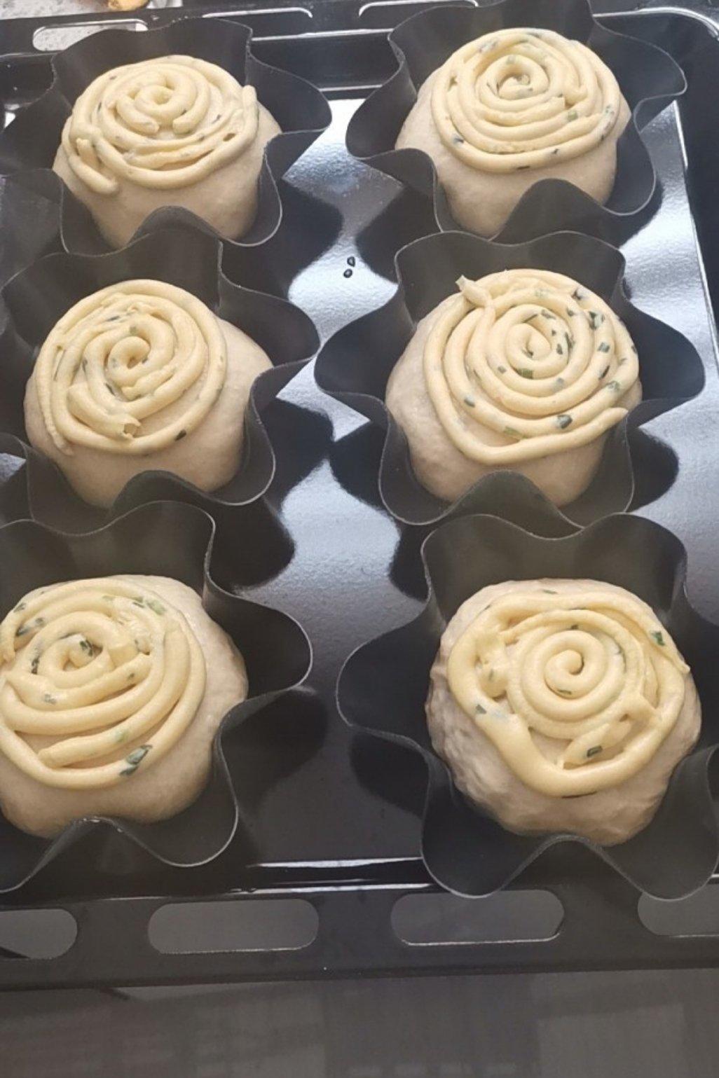 葱香肉松墨西哥面包（波兰种+烫种）