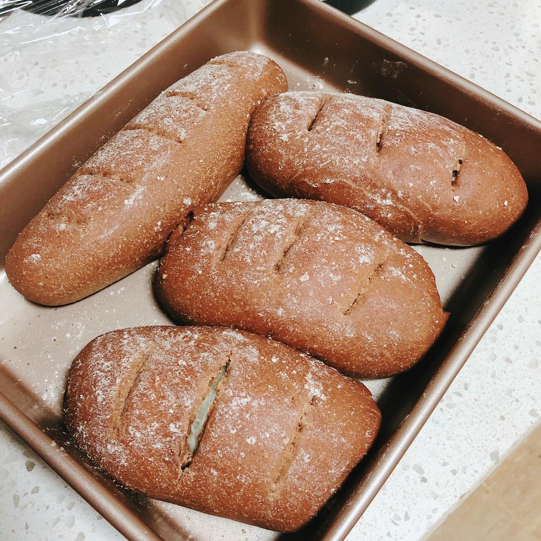 麻薯核桃夹心软欧包