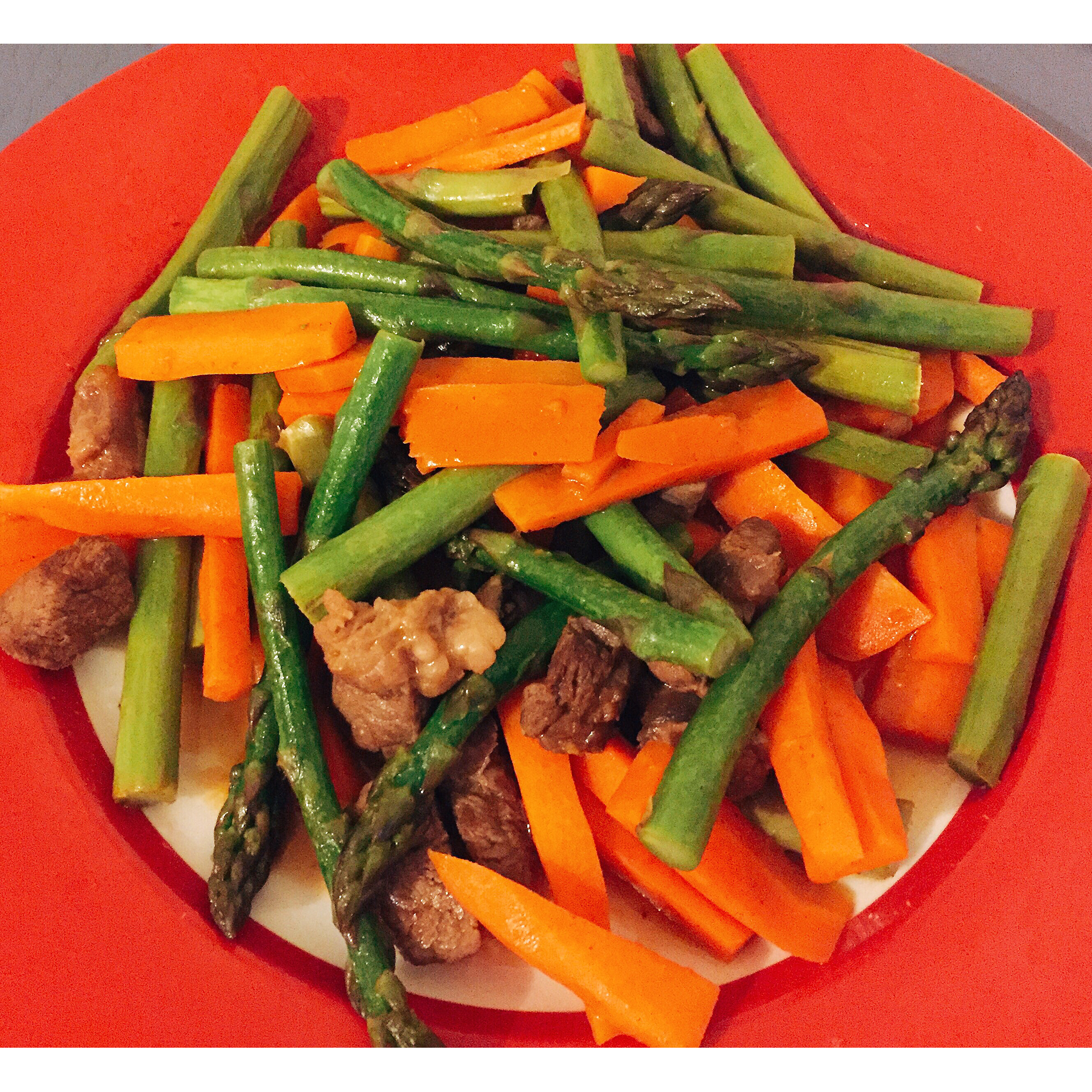 【曼食慢语】蚝油芦笋牛肉粒