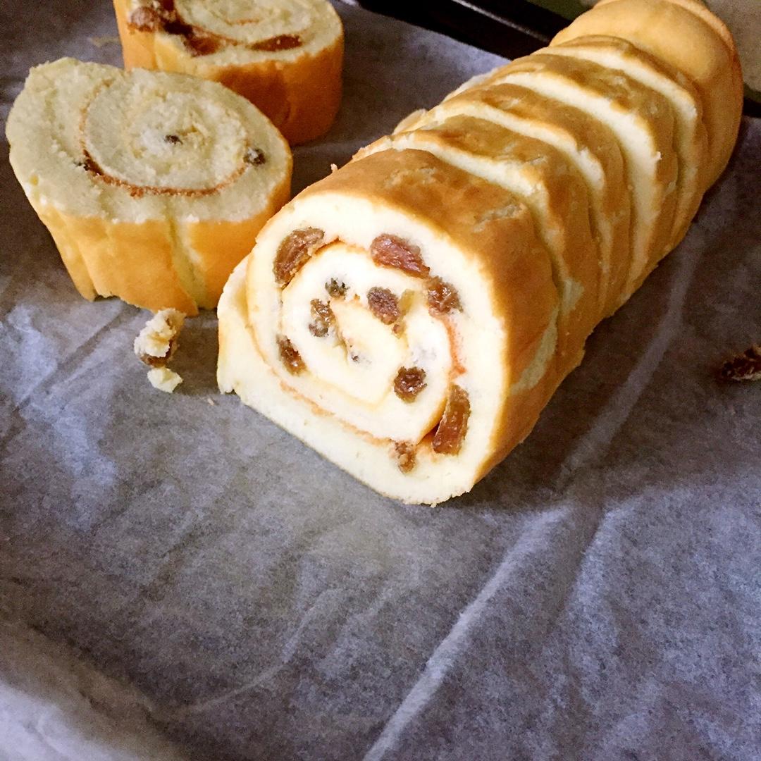 徐家小芋艿做的提子蛋糕卷