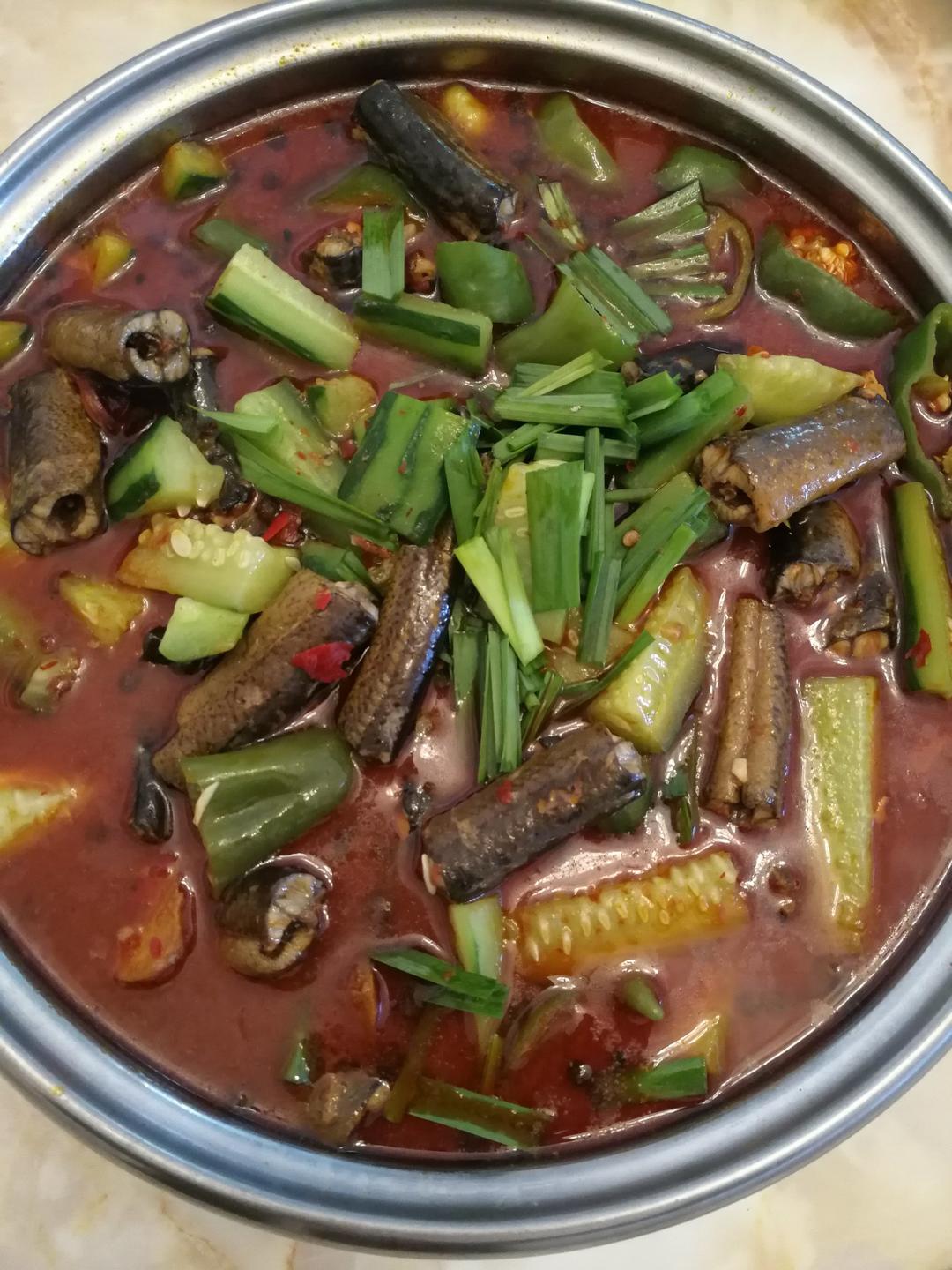 大蒜黄瓜烧鳝鱼