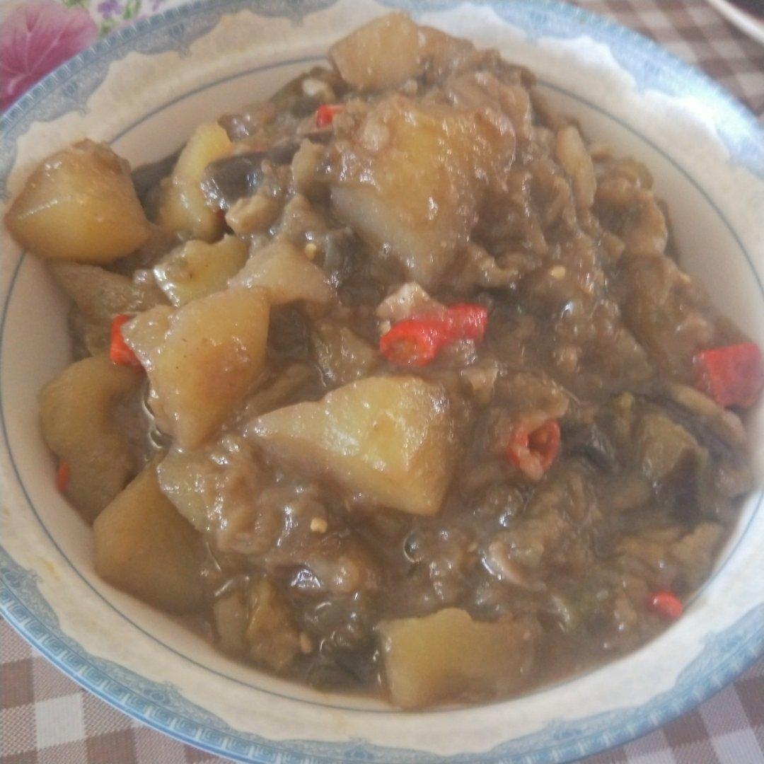 土豆炖茄子