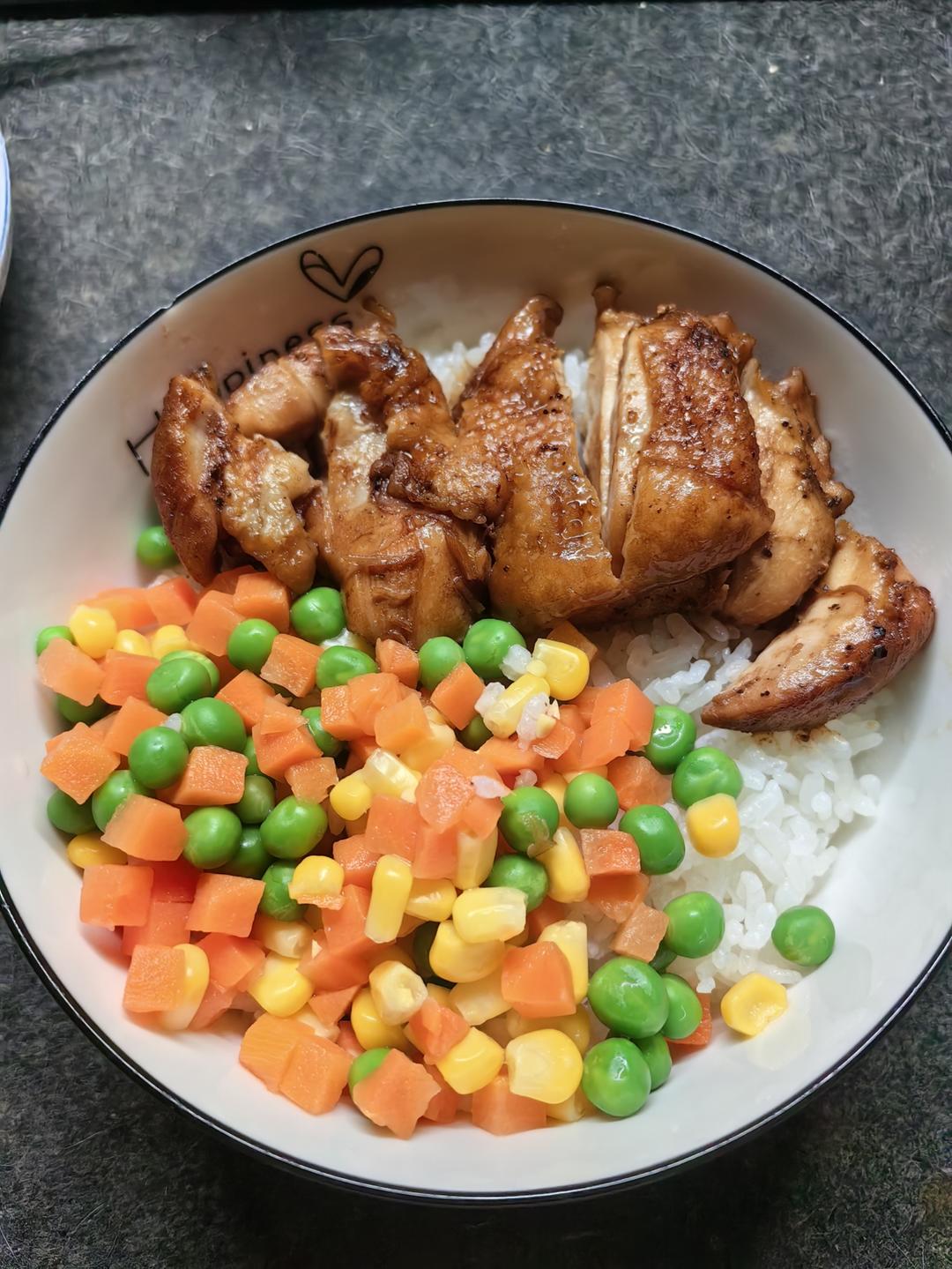 照烧鸡腿饭