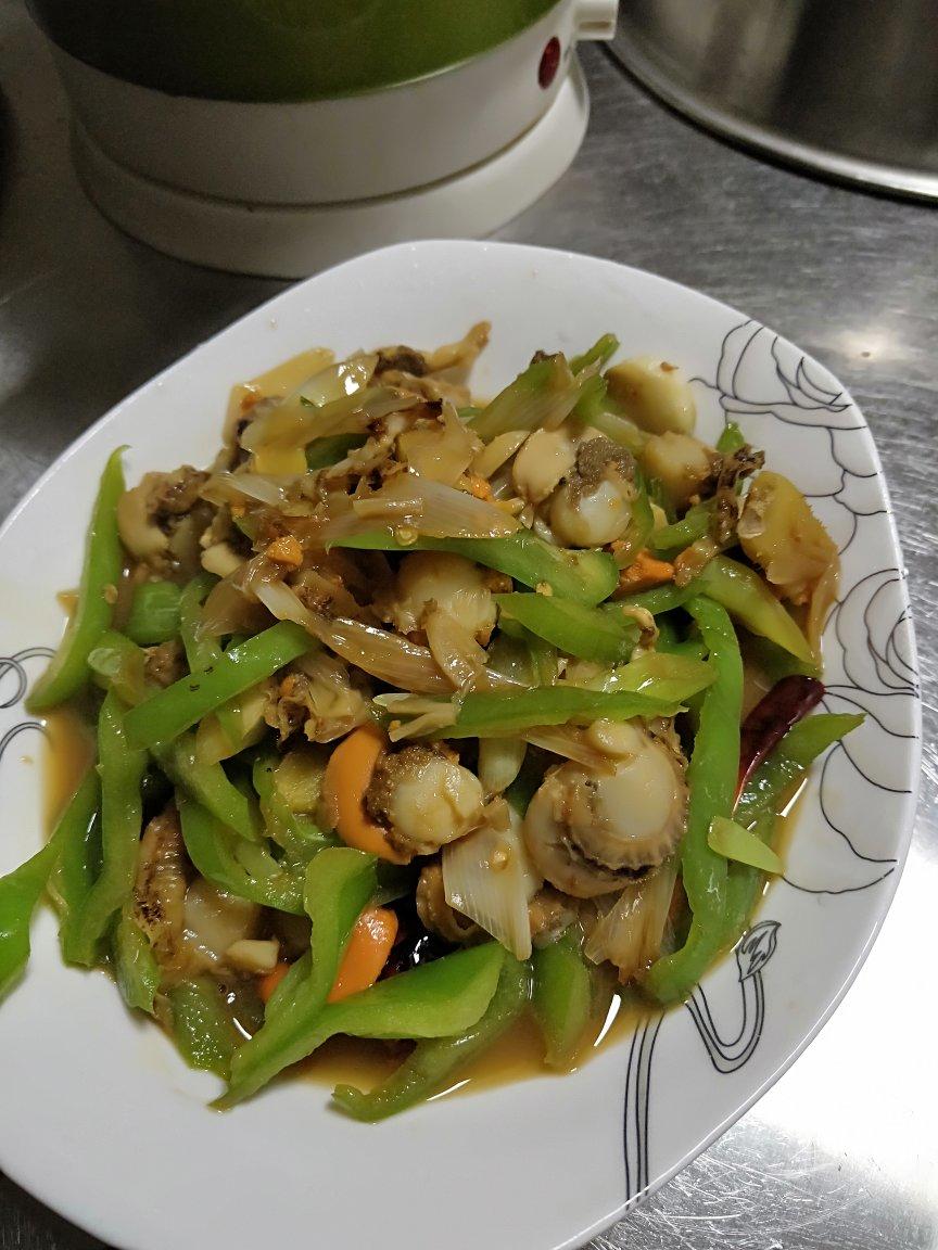 家常小炒扇贝肉