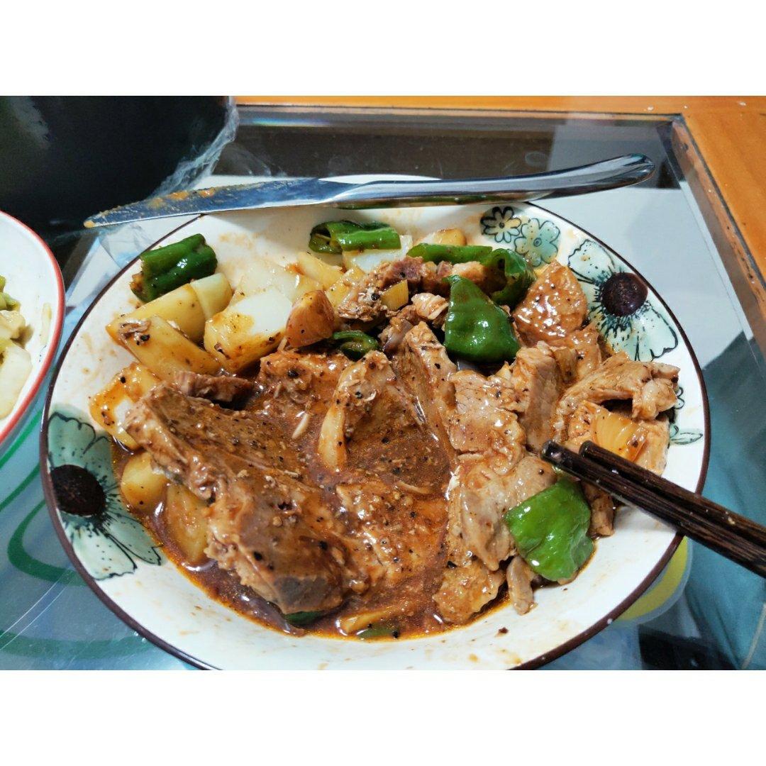 黑椒猪扒