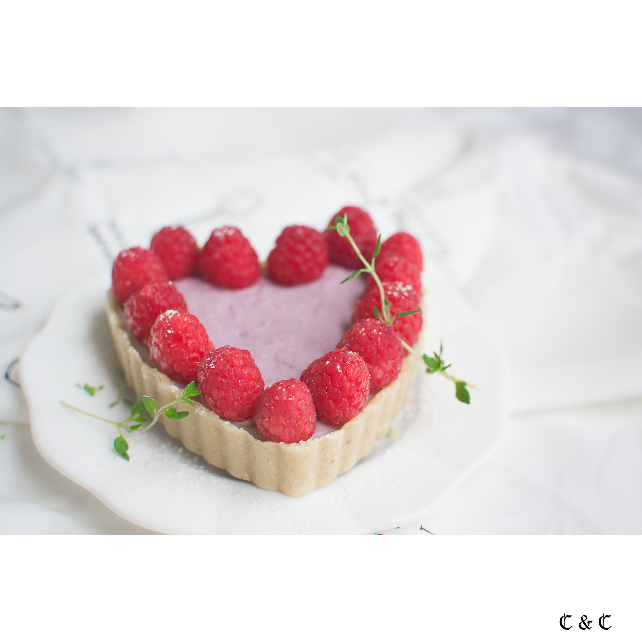 【Cheat Day】树莓杏仁奶油塔（长形）Raspberry Frangipane Tart