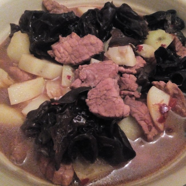 土豆烧肉