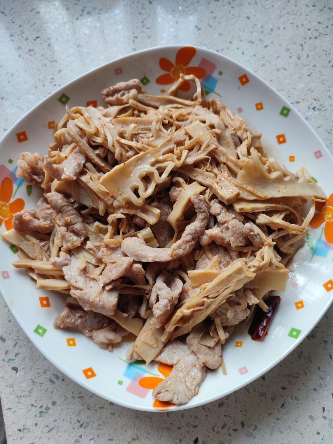 笋片炒肉