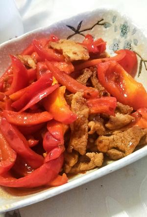 超简单的甜椒炒肉的做法 步骤10