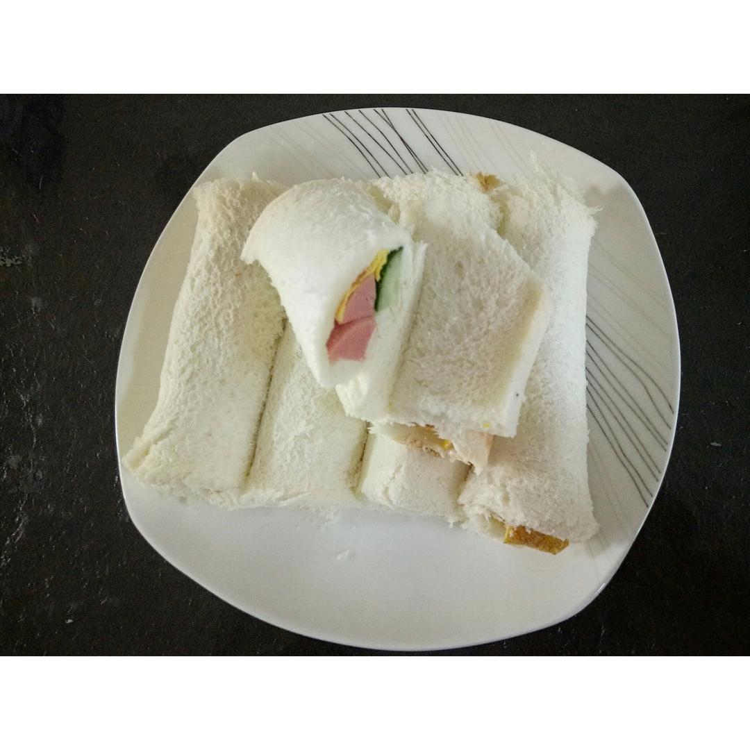 蔬菜吐司卷