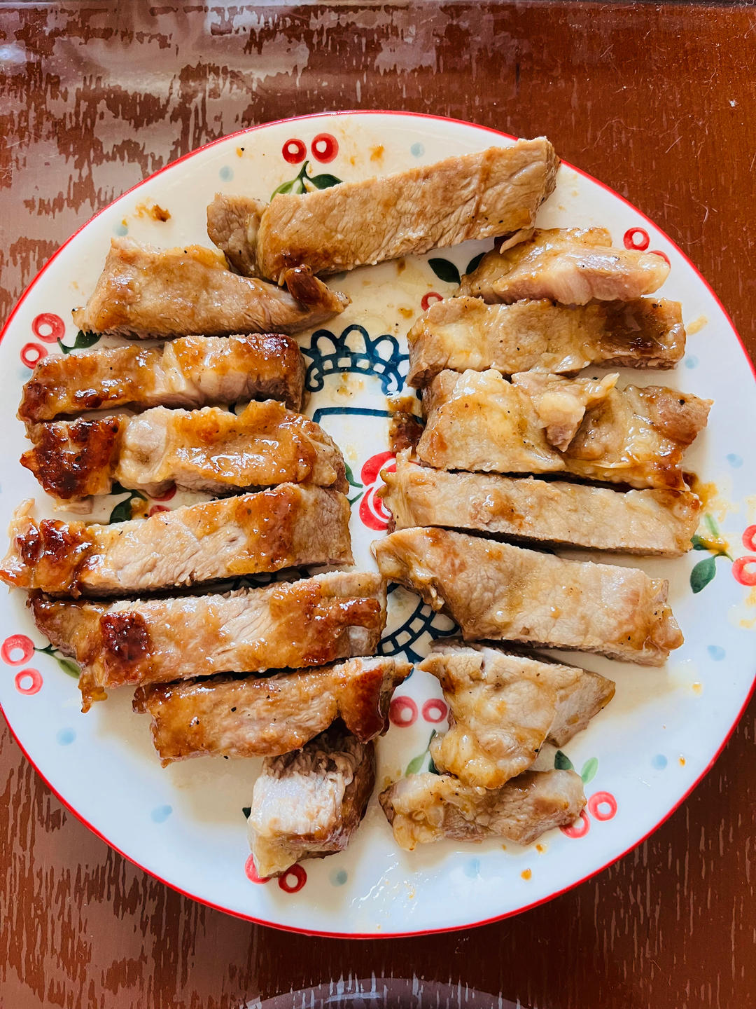 脆爽猪颈肉（不用烤炉版）