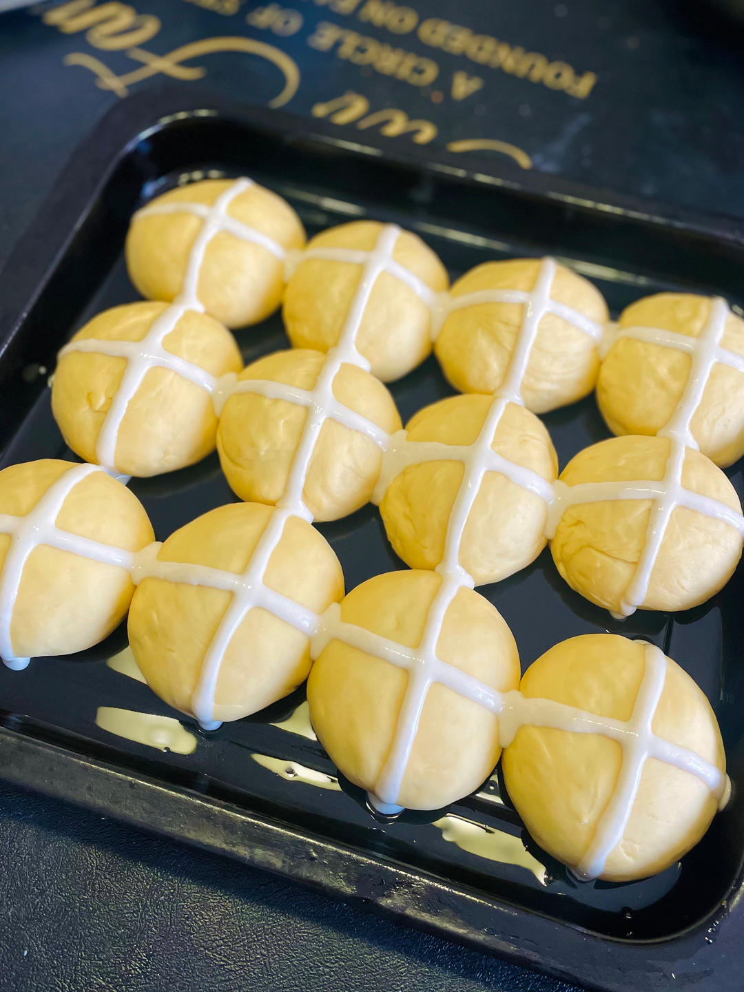 Hot Cross buns英国传统十字面包 复活节必备