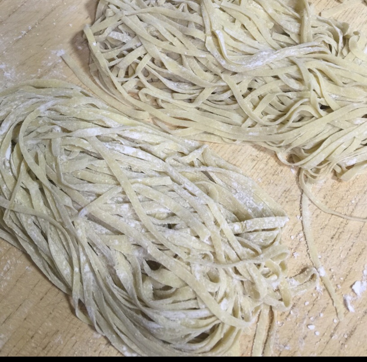 手工面条之绿豆面条