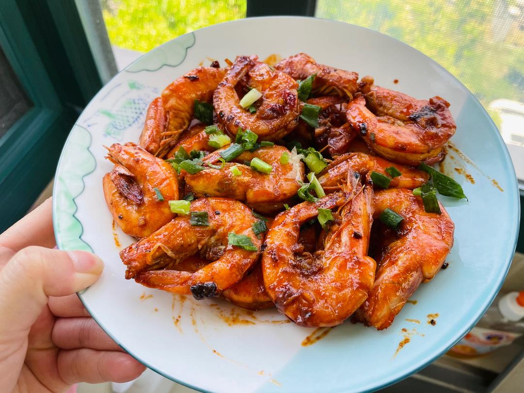 胡椒南美白对虾的做法