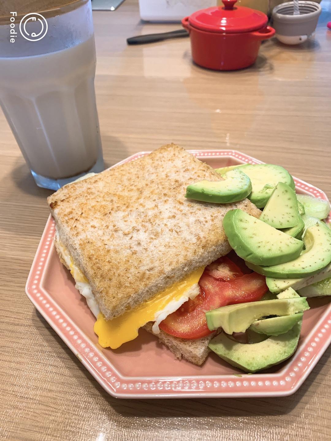 颜值担当之早餐三明治系列