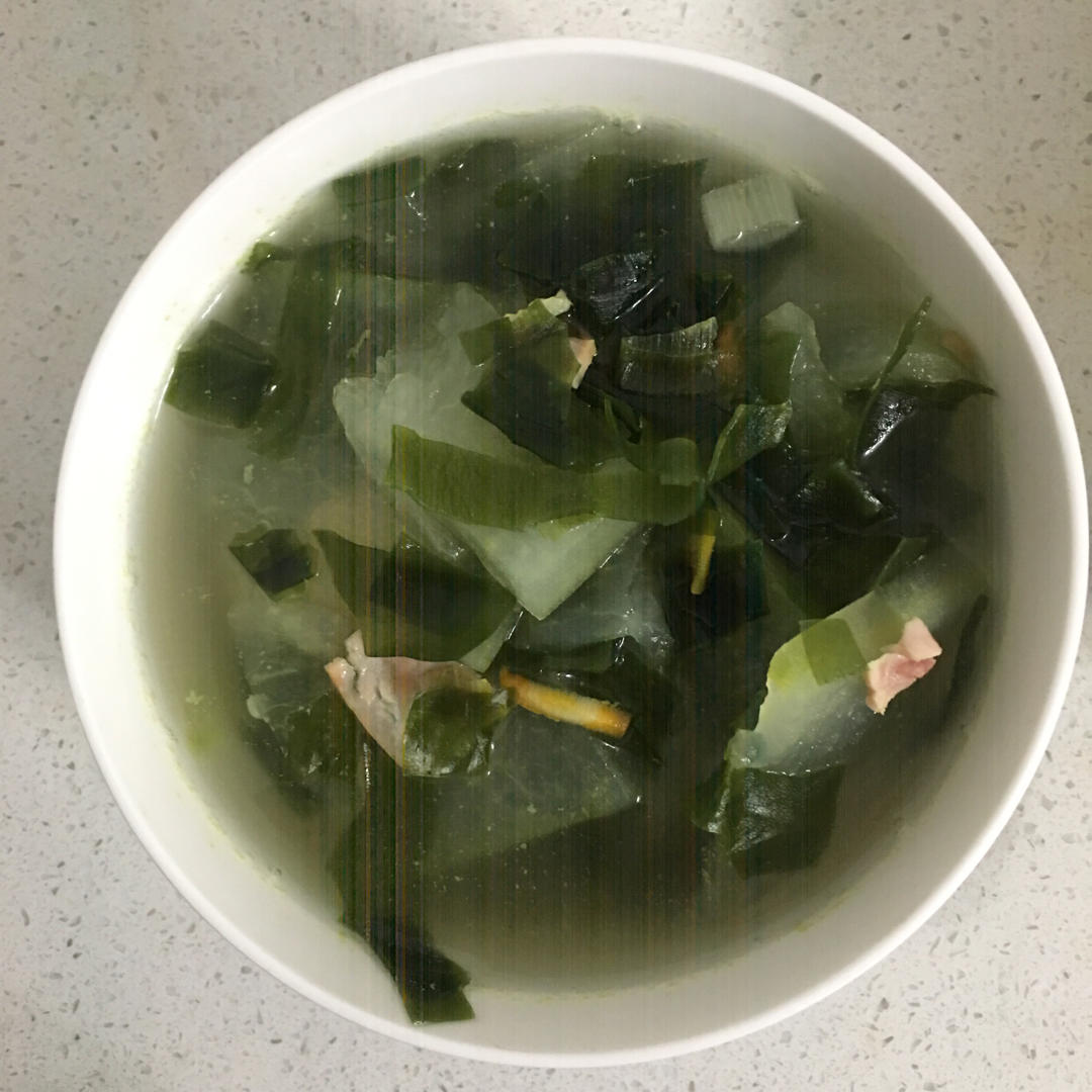冬瓜虾皮海带汤