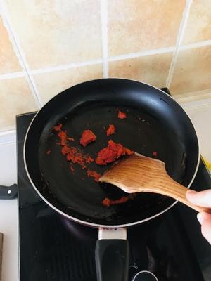茄汁菜花+孜然羊肉（一人食）的做法 步骤2
