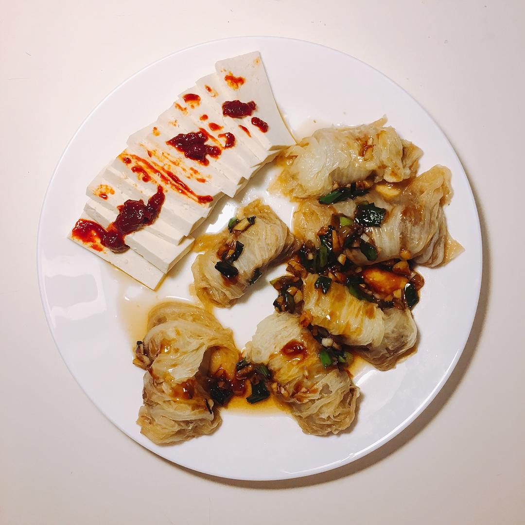 肉酿白菜卷