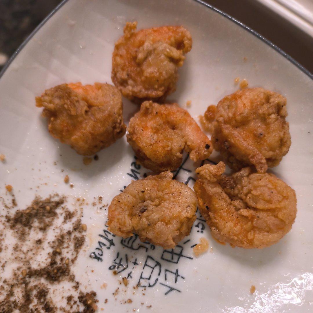 香酥炸虾球～爆米花虾球 超级下酒菜～