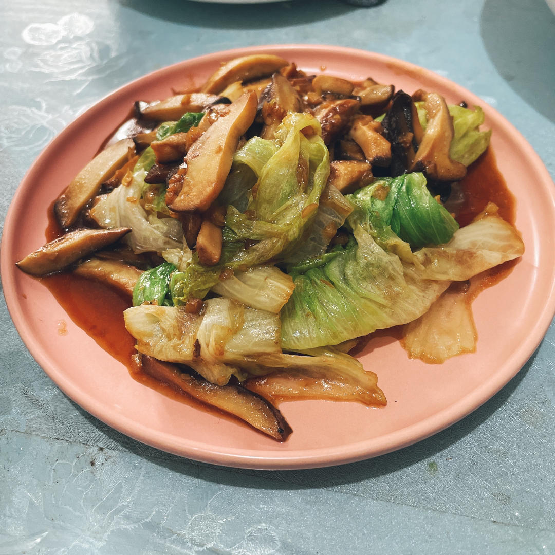 简易［香菇•生菜］好吃