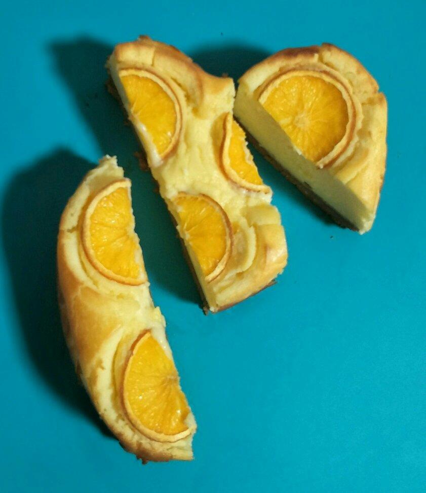 ㊙️免打发零难度，香橙清新，芝士香醇——香橙芝士条🍊