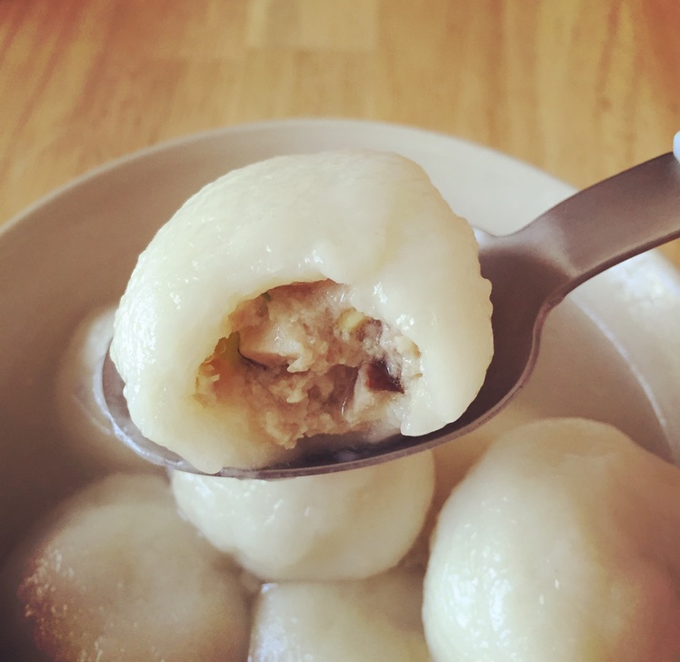 香菇鲜肉汤圆