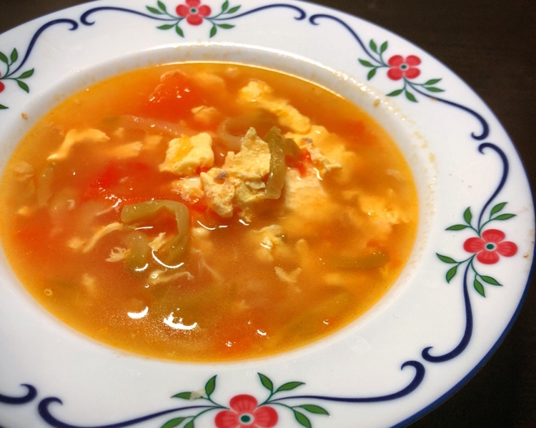 西红柿鸡蛋榨菜肉末汤的做法