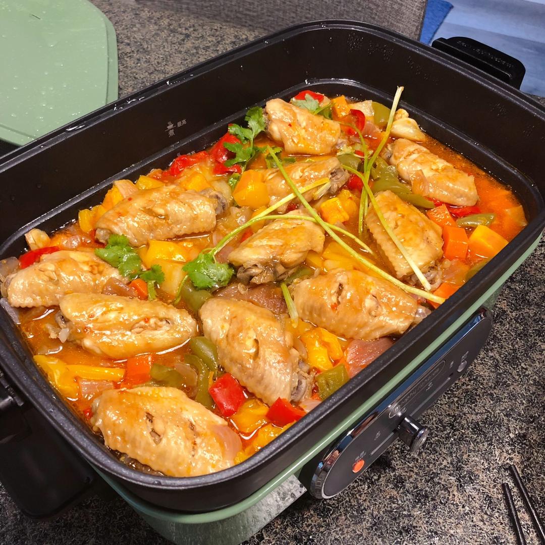 堂妈教你三汁鸡翅焖锅