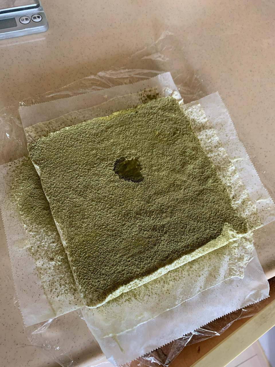 抹茶、可可巧克力慕斯（八寸）