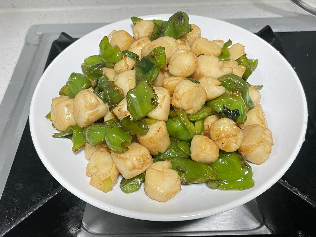 爆炒新鲜扇贝丁（瑶柱）—内陆人民吃不到版