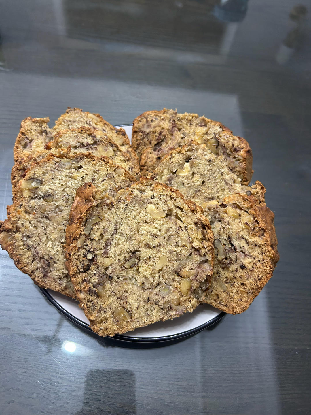 香蕉核桃面包banana bread